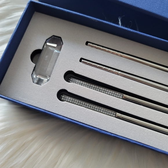 NEW Swarovski Ambiray Chopsticks Set - Picture 6 of 8